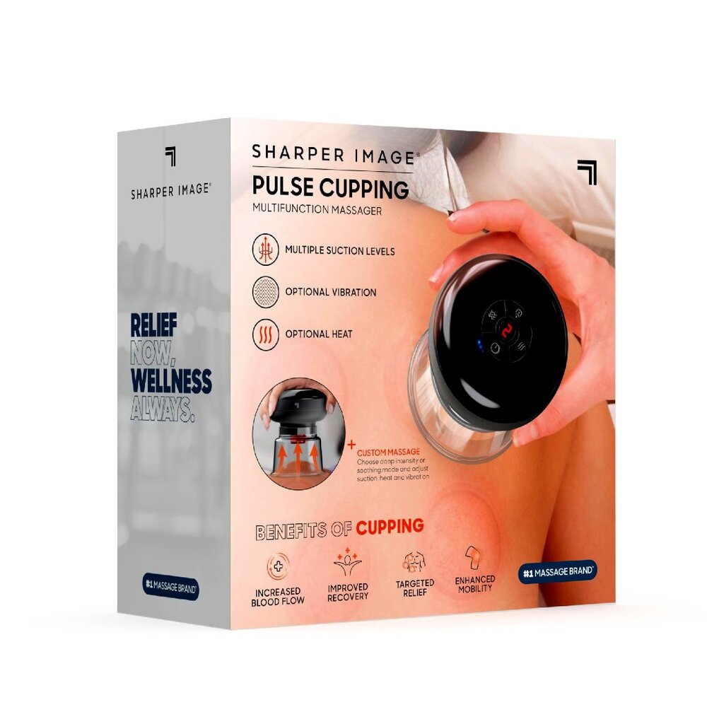 Sharper Image Pulse Massager Cupping Device